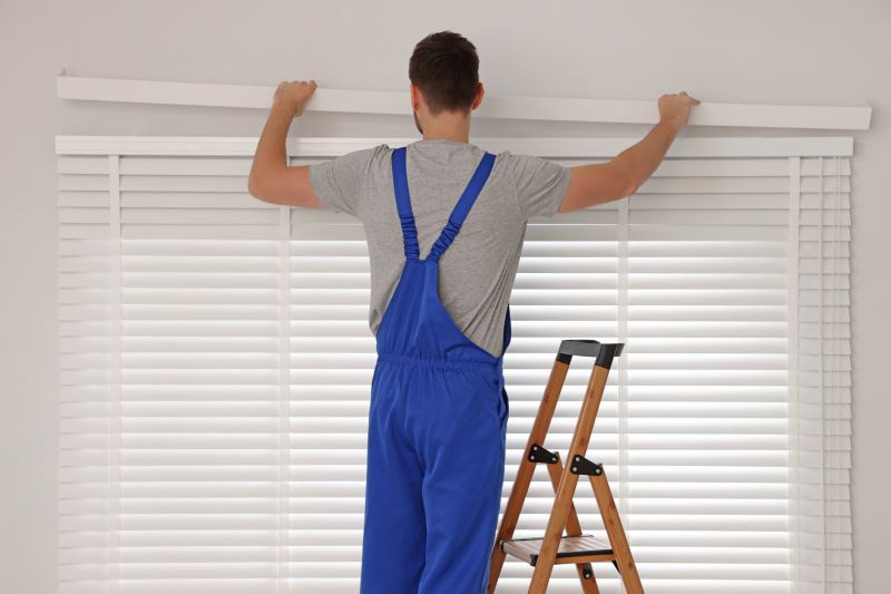 Blinds Installation Close-up